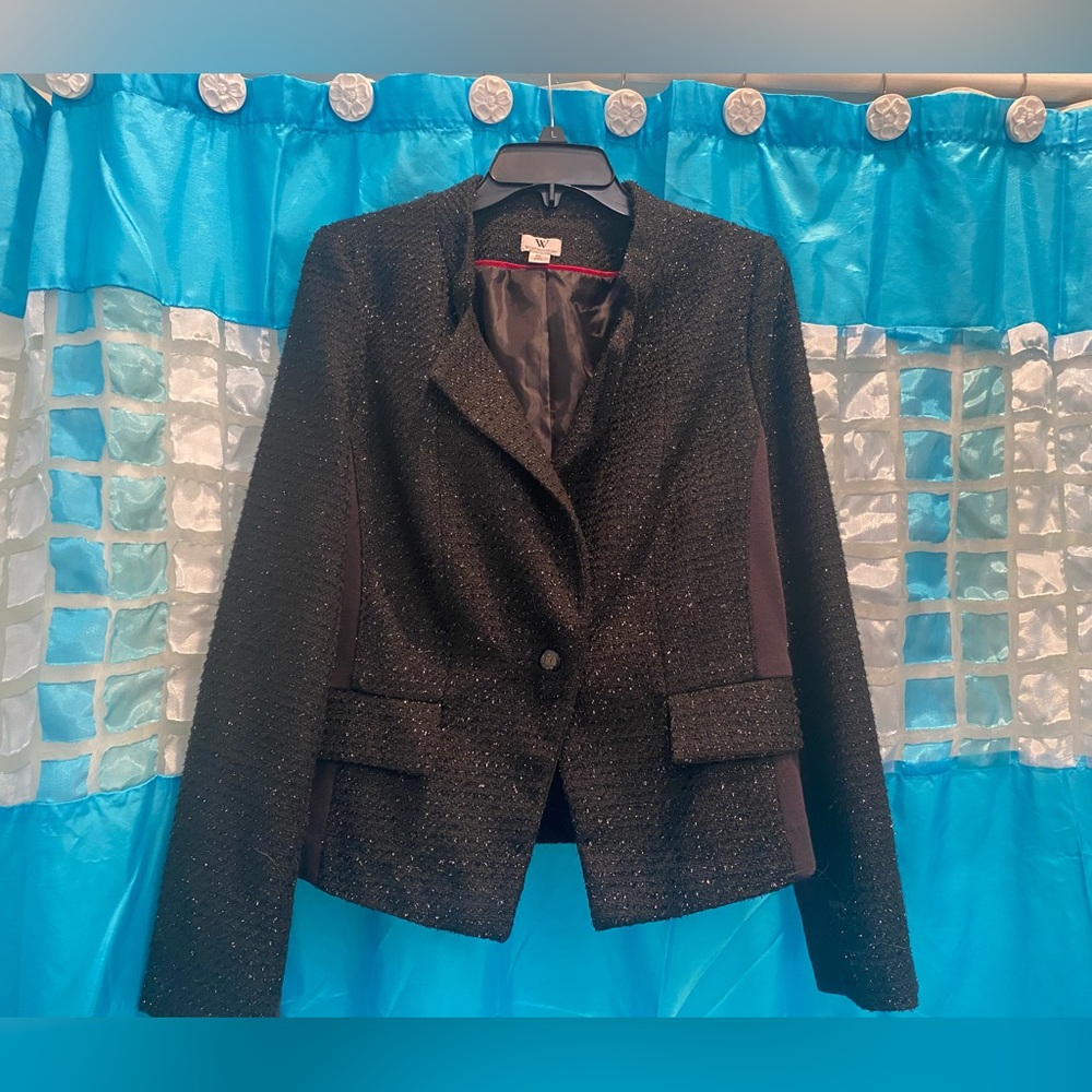 Jacket with sparkly accents